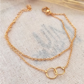 Bracelet - Laiton plaqué or