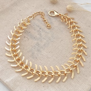 Bracelet - Laiton plaqué or