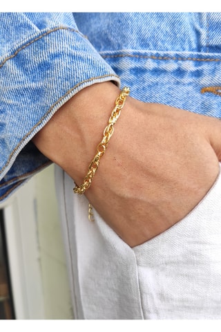 Bracelet doré à l’or fin jaune