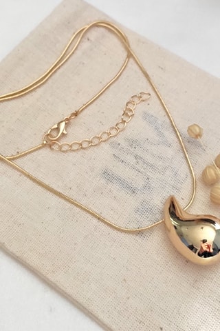 Collier Doré rose