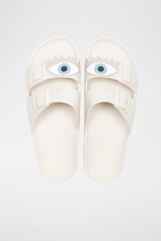 Mules Olhos  - Blanc