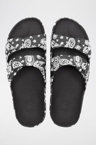 Mules Bandana - Noir