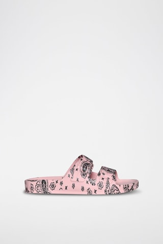 Mules Bandana - Rose poudré