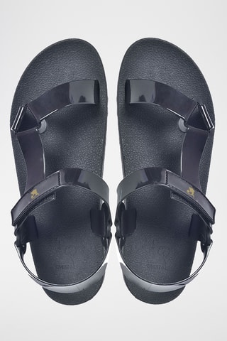 Sandales vernies Manaus Couro - Noir