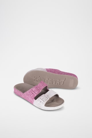 Mules Mossoro - Gris clair et rose