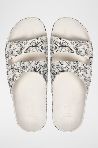 Mules Borboleta - Blanc