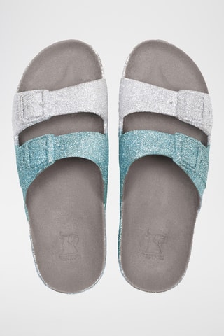 Mules Mossoro - Gris clair et ciel