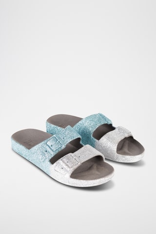 Mules Mossoro - Gris clair et ciel