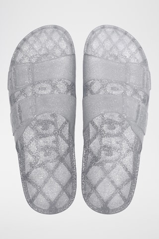Mules Anjo Glitter - Gris clair