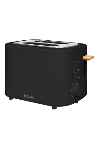Grille-pain en acier inoxydable - 820 W - 2 fentes - Noir