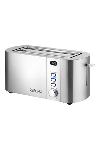 Grille-pain en acier inoxydable - 1500 W - 4 fentes - Argenté