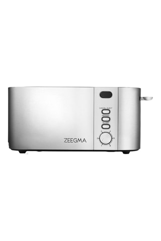 Grille-pain en acier inoxydable - 1500 W - 4 fentes - Argenté