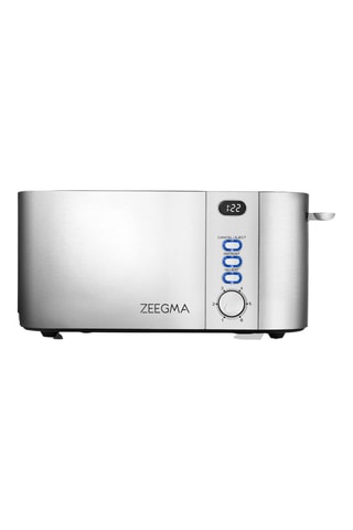 Grille-pain en acier inoxydable - 1500 W - 4 fentes - Argenté