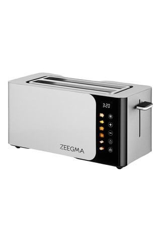 Grille-pain en acier inoxydable - 1500 W - 2 fentes - Argenté
