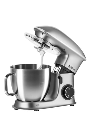 Robô de pastelaria - 6,5 l - 2200 W - 6 velocidades - Cinzento