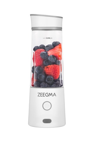 Liquidificador portátil sem fio - 0,45 l - 300 W - 2 velocidades - Branco