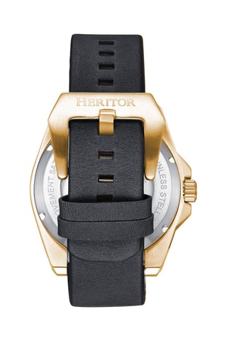 Automatisch Leren Horloge Romero - Zwart en Goudkleurig