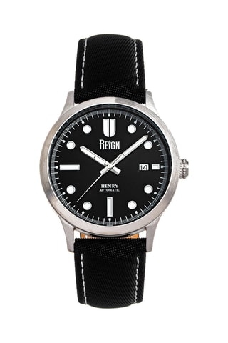 Automatisch Leren Horloge Reign Henry Zwart