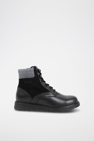Bottines en cuir - Noir - Boss