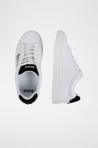 Baskets en cuir - Noir et blanc - Boss