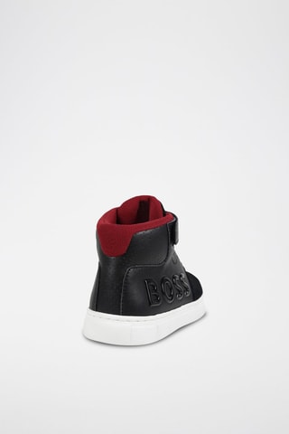 Baskets montantes en cuir - Noir - Boss