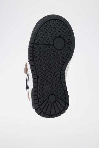 Baskets en cuir - Noir et beige - Boss