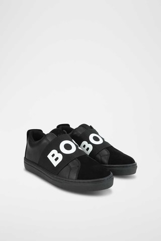 Slip-on en cuir - Noir - Boss