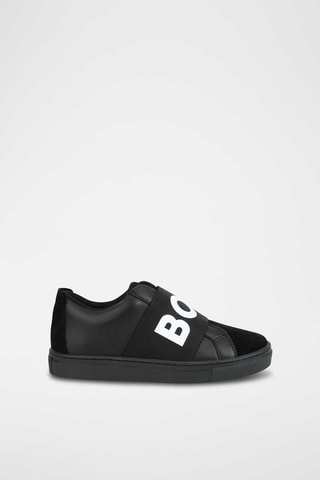 Slip-on en cuir - Noir - Boss