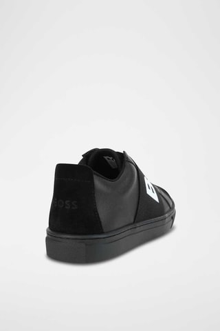 Slip-on en cuir - Noir - Boss