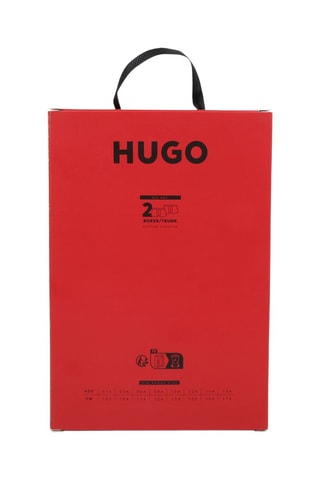 2 boxers - Noir et rouge - Hugo