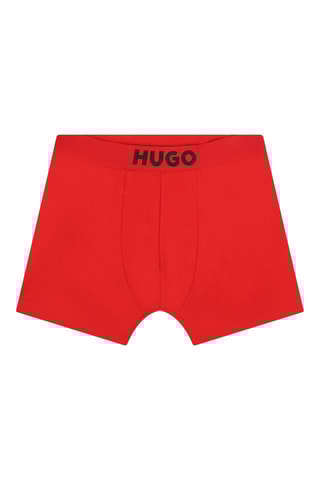 2 boxers - Noir et rouge - Hugo