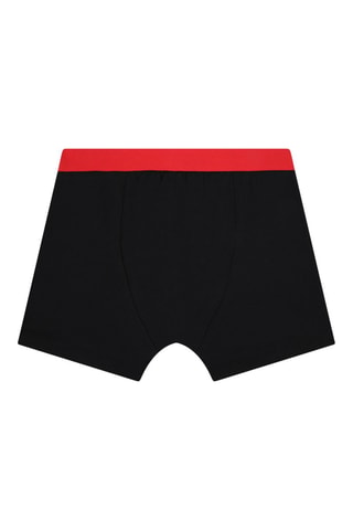 2 boxers - Noir et rouge - Hugo