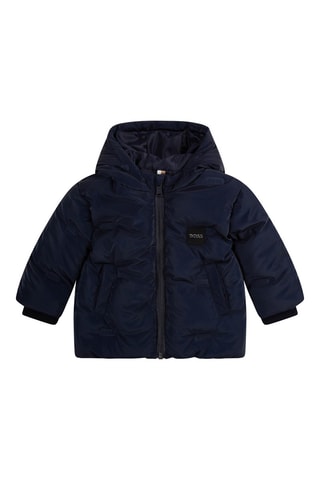 Doudoune à capuche Bleu marine - Hugo Boss