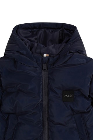 Doudoune à capuche Bleu marine - Hugo Boss