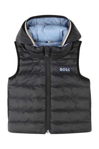 Doudoune réversible à capuche - Noir - Boss