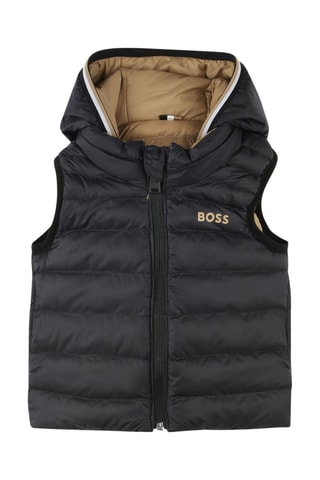 Doudoune réversible à capuche - Noir - Boss