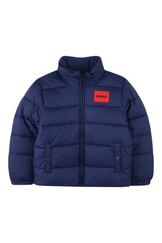 Doudoune à capuche - Bleu marine - Hugo