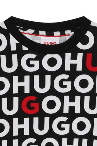 T-shirt - Noir et rouge - Hugo