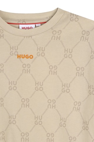 T-shirt en coton biologique - Beige - Hugo