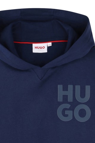 Sweat à capuche - Bleu marine - Hugo