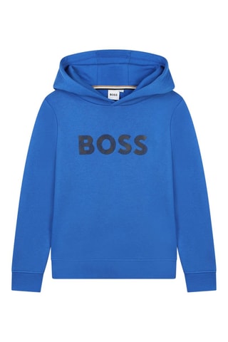 Sweat à capuche - Bleu cobalt - Boss