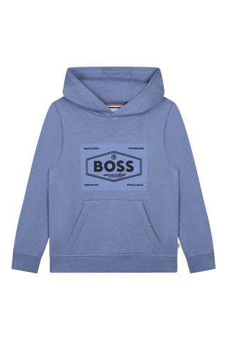 Sweat à capuche - Gris clair - Boss