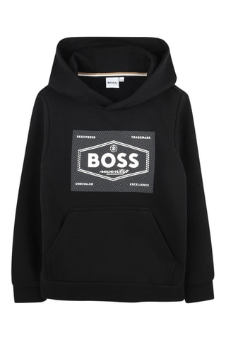 Sweat à capuche - Gris clair - Boss