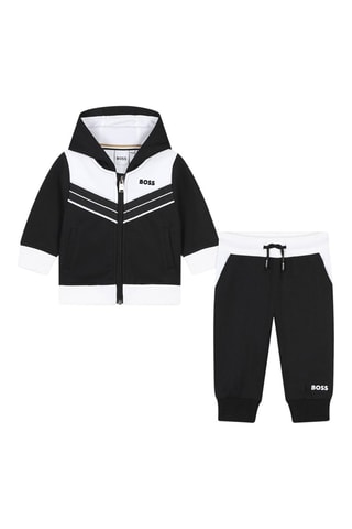 Sweat à capuche et jogging - Noir - Boss