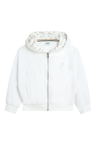 Sweat à capuche - Blanc - Boss