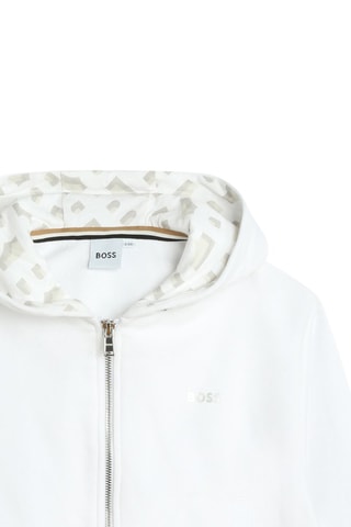 Sweat à capuche - Blanc - Boss