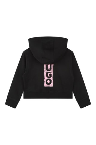 Sweat à capuche - Noir - Hugo