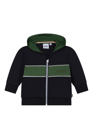 Sweat à capuche - Bleu marine - Boss