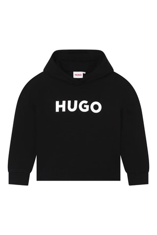 Sweat à capuche - Noir - Hugo