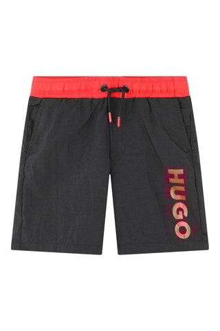 Short de bain - Noir - Hugo